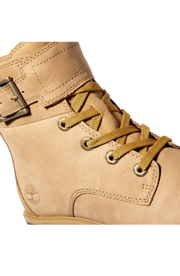 Timberland Women's Kori Park Buckle Boots, Wheat Nubuck, 7