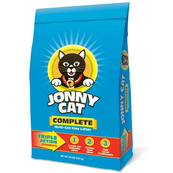 Jonny Cat Cat Litter, Multi-Cat Clay, Complete - 20 lb