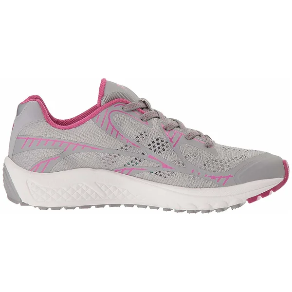 Propet Women's One LT Sneaker - Grey/Berry - Size 5 - Wide