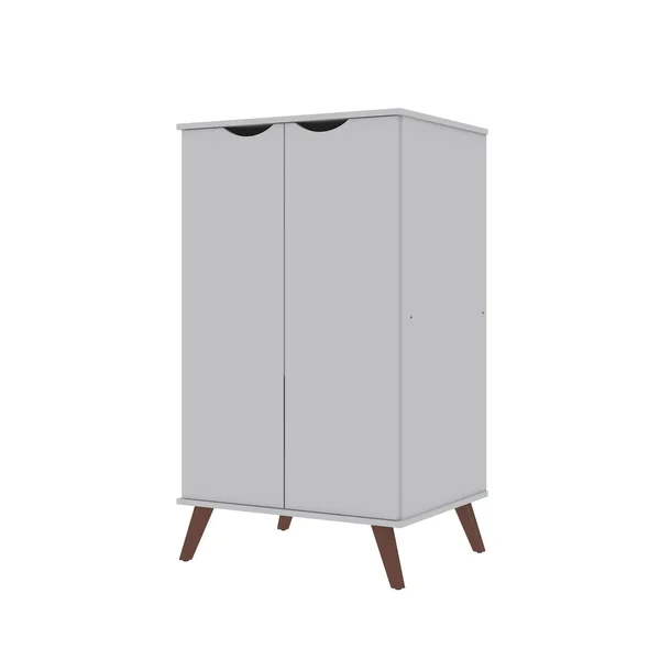 Manhattan Comfort 20Pmc1 Hampton Shoe Closet, White
