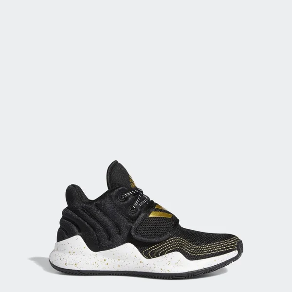 Adidas Deep Threat Basketball Shoes - Kids, Black