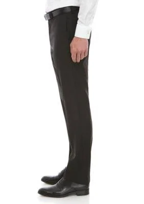 Lauren Ralph Lauren Men's Microtwill UltraFlex Dress Pants - Black