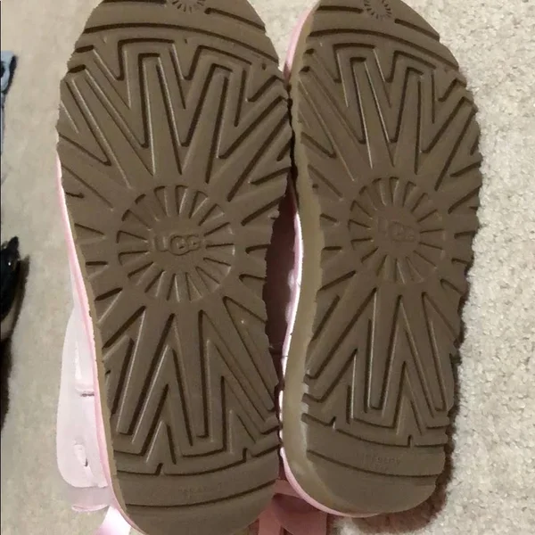 Ugg Shoes, Ugg Metallic Mini Bailey Pink, Color: Pink, Size: 6, Camilaann6&s Closet