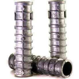 Lag Screw Shield - 1/2x22 x 3x22 - Long - Steel - Zinc - Pkg of 25 - Brighton-Best 274040