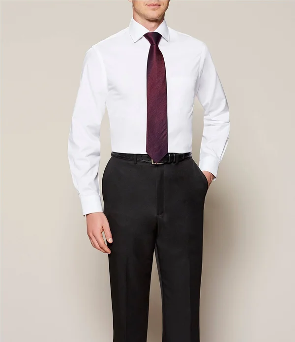 Roundtree Yorke TravelSmart Non-Iron Flat-Front Ultimate Comfort Microfiber Dress Pants - Mens, 32 30, Olive - Dillard&s Exclusiv