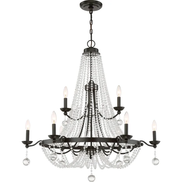 Quoizel Livery 4 Light Chandelier - Western Bronze - LVY5004WT