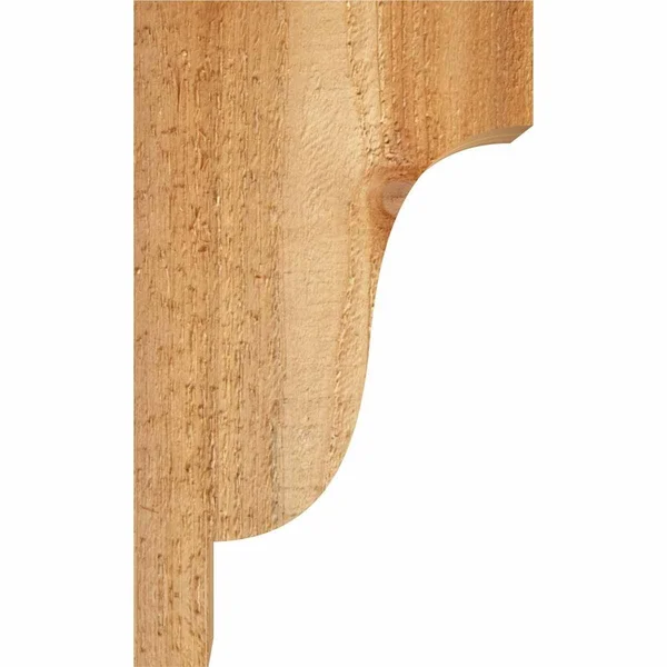 Ekena Millwork COR04X12X12NEW00RWR 4x22W x 12x22D x 12x22H Newport Rough Sawn Corbel - Western Red Cedar
