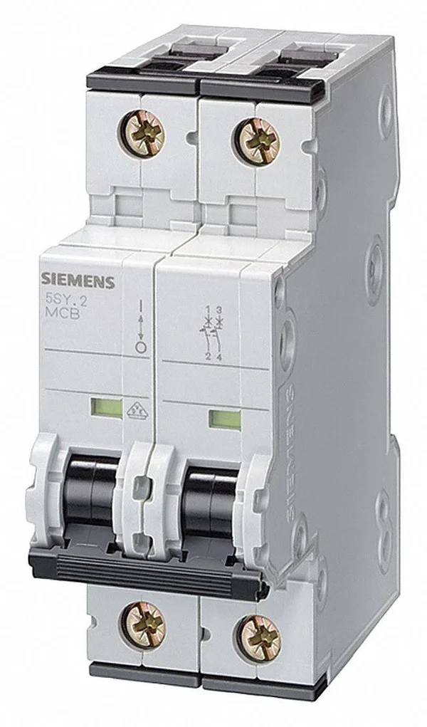 Siemens 5SY62067 2p IEC Supplementary Protector 6A 400VAC