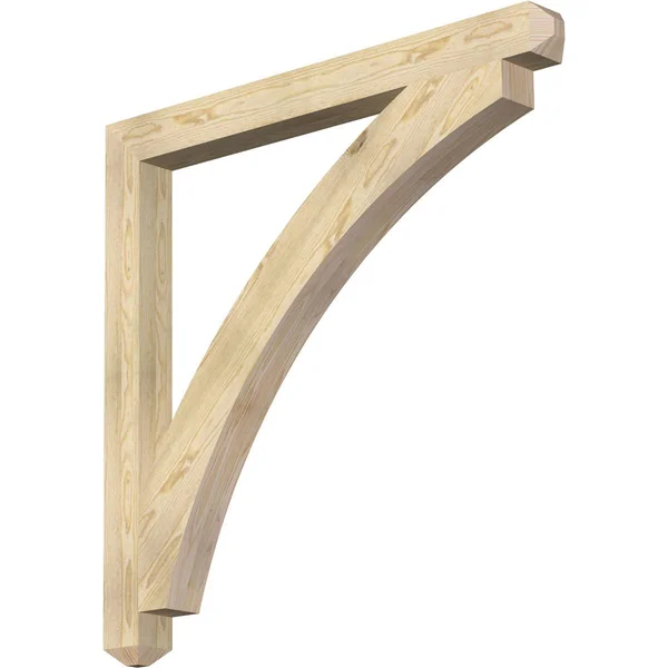 4x22W x 46x22D x 46x22H Thorton Craftsman Rough Sawn BRACKET, Douglas Fir