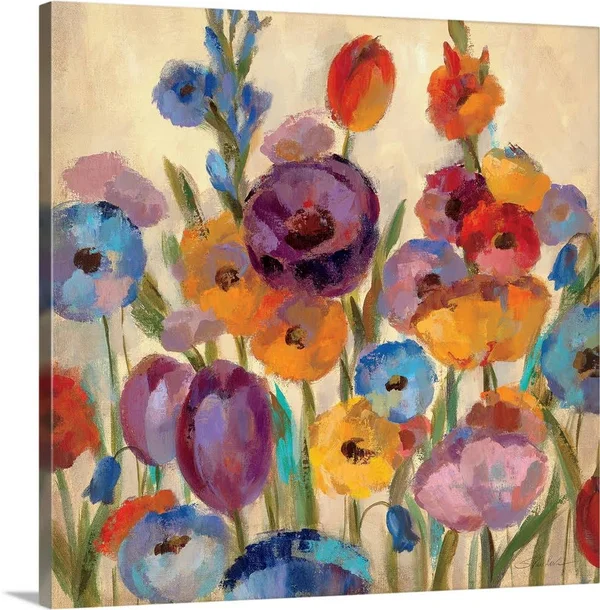 Garden Hues I, Canvas Wall Art, 20x20, Great Big Canvas