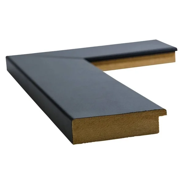 Black Over Sofa Decor Wall Mirror - BrandtWorks - BM002L-1