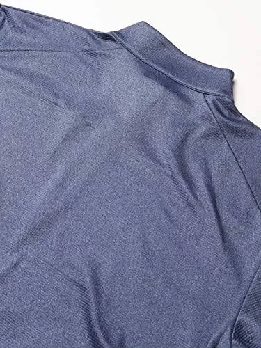 Callaway Men's Big & Tall 1/4 Zip Stretch Waffle Fleece Sweater, Size 5X, Peacoat Heather Blue, Polyester/Elastane, Golf Ap