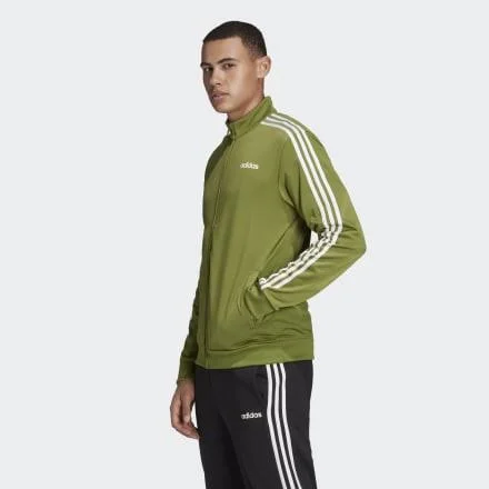 Adidas Men's Essentials 3-Stripes Tricot Track Jacket
