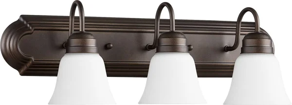 Quorum 3 Light 24& Vanity, Satin Nickel/Opal - 5094-3-65