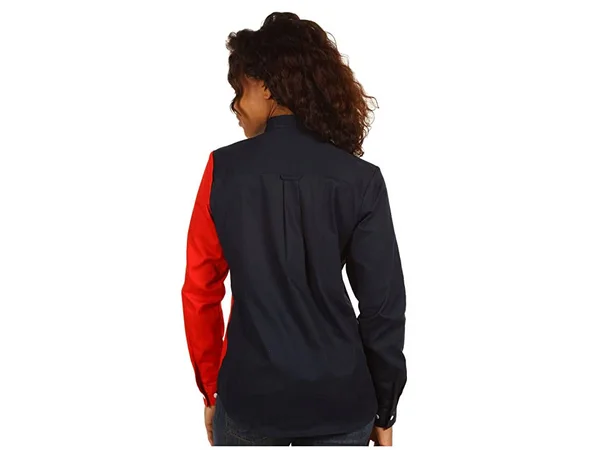Roper Women's Navy Texas Flag Western Shirt