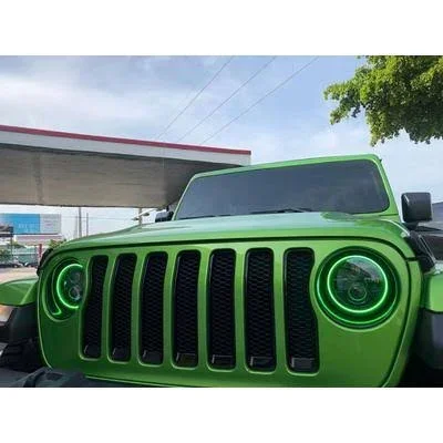 Oracle Lighting 5769J-335 Jeep Wrangler JL 7in. High Powered LED Headlights (Pair) ColorSHIFT - BC1