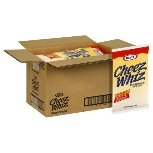 Cheez Whiz Cheese Spread - Pasteurized Process - 6 pack, 6.5 lb pouches