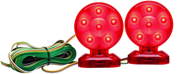 Optronics TLL21RK Magnet Mount LED Towing Light Kit - Red