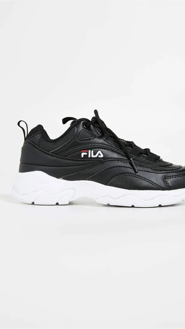 Fila Ray - Womens Shoes Black/White Size 9