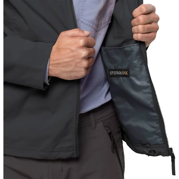 Jack Wolfskin Men's Summer Storm Jacket - Medium - Phantom