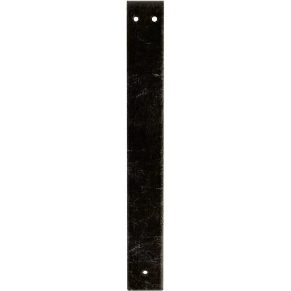 Ekena Millwork BKTM02X16X16BUAWS 2x22W x 16x22D x 16x22H Bulwark Steel BRACKET, Antiqued Warm Silver