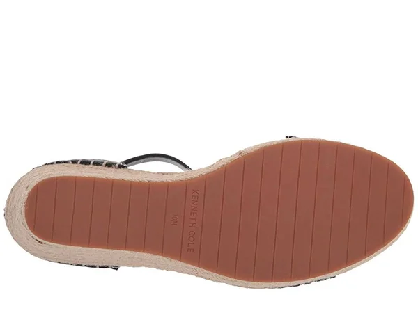 Kenneth Cole New York Women's Olivia T Strap Wedge Sandals - Marine