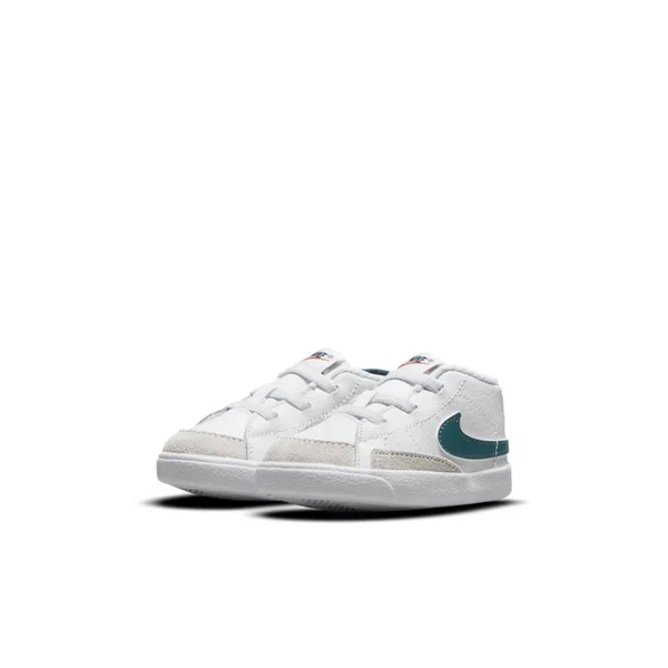 Nike Blazer Mid Crib Bootie in White, Size: 3C, DA5536-112