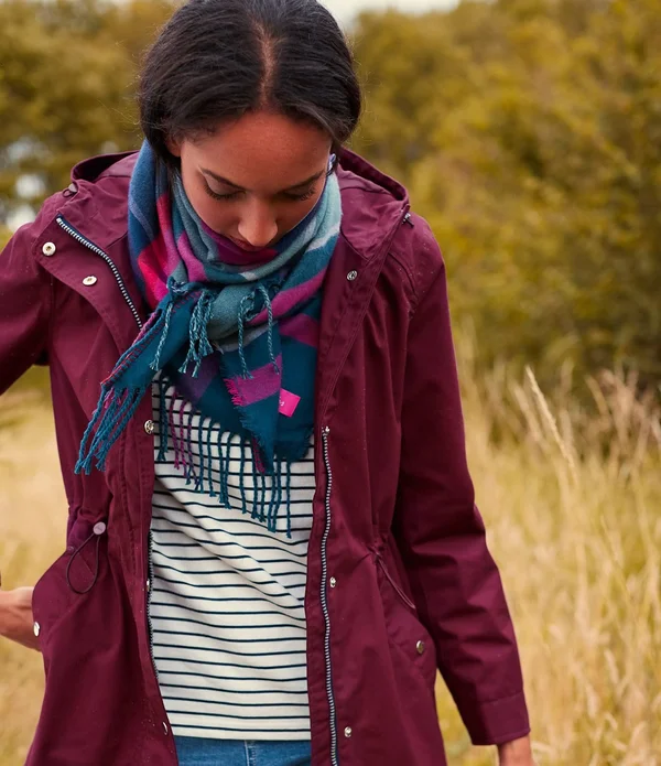 Joules Shoreside Womens Waterproof Jacket - Dark Blue