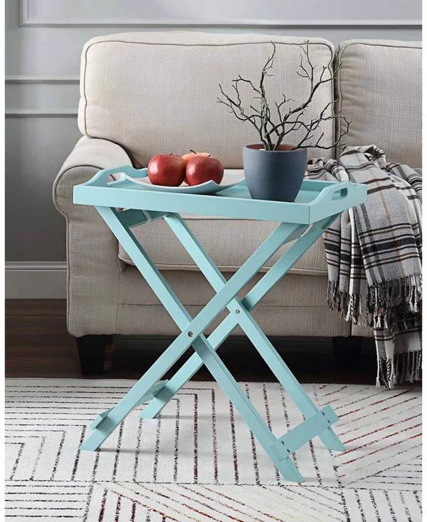 Convenience Concepts 239900BL Designs2Go Folding Tray Table - Black