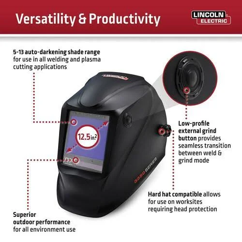 Lincoln Electric K4034-4 Viking 3350 Welding Helmet - Code Red