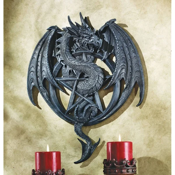 Design Toscano The Dragons Pentacle Wall Sculpture