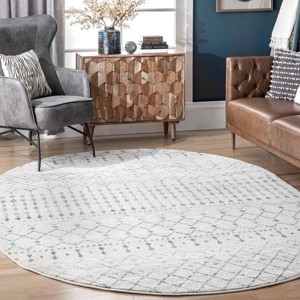 nuLOOM Moroccan Blythe Area Rug, 5& x 8& Oval, Multi