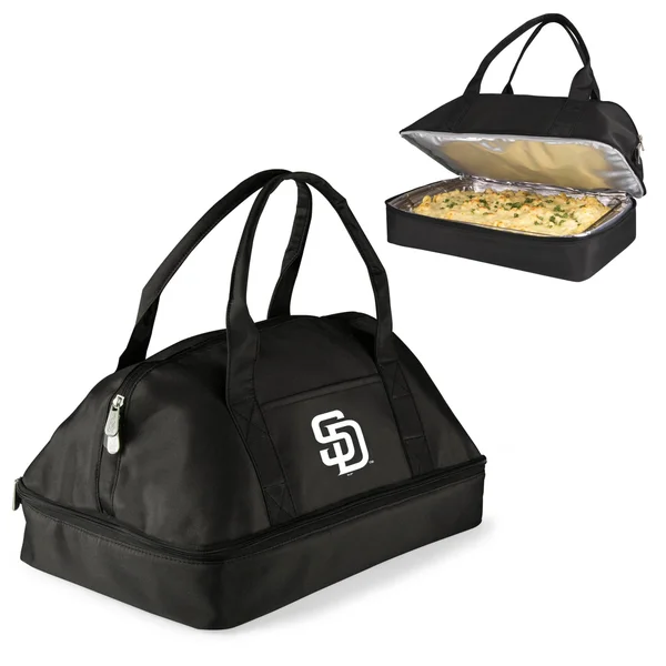 Black San Diego Padres Potluck Casserole Tote