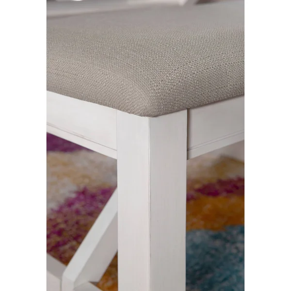 Landon Bench White - Powell Company