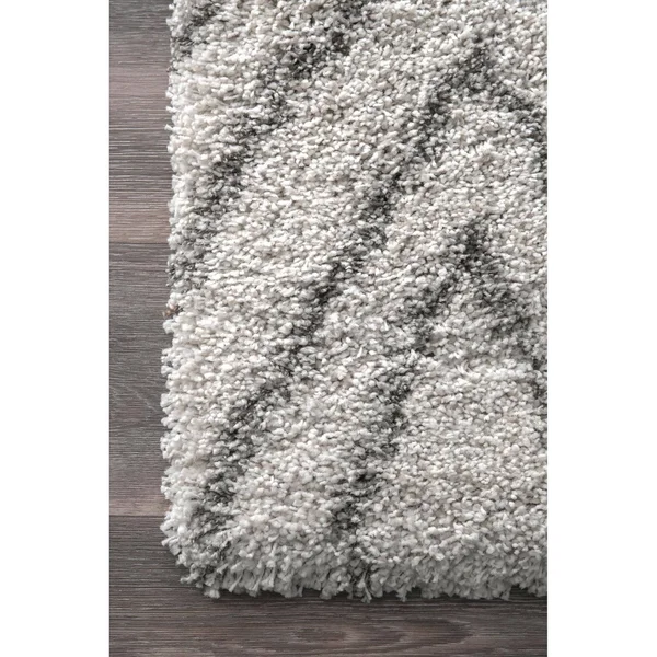 nuLOOM Willette Diamond Shaggy Area Rug - Size: 9& x 12&