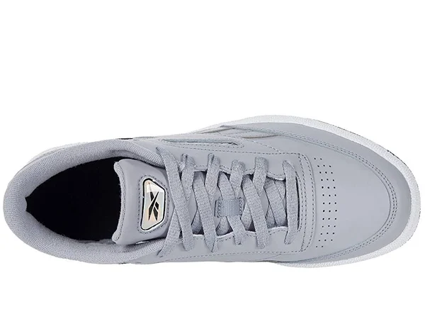 Reebok Club C Revenge EG4298 Mens Gray Leather Lace Up Low Top Sneakers Shoes