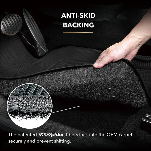3D MAXpider L1JP00321509 Jeep Wrangler Unlimited 2007-2013 Kagu Black R2 Floor Mat