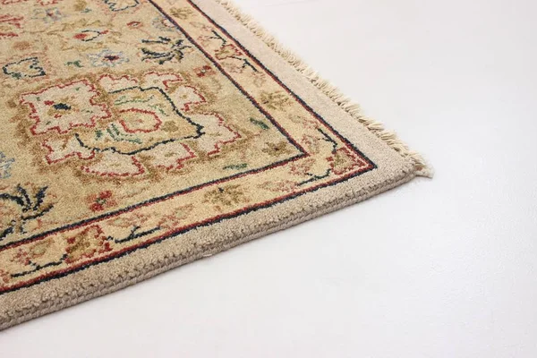 ECARPETGALLERY Hand-Knotted Chobi Twisted Tan Wool Rug - 6'2 x 9'0