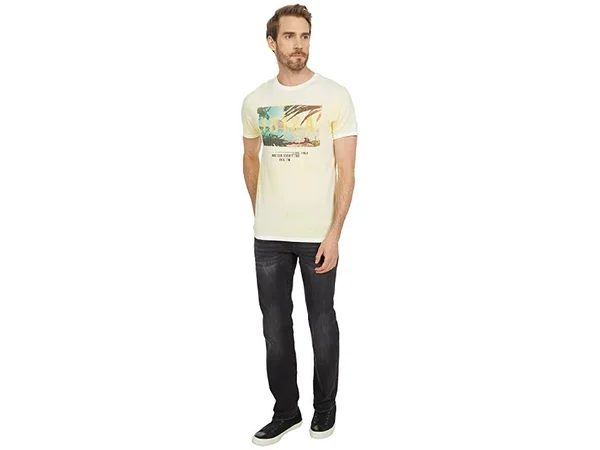 Buffalo David Bitton Straight Six in Black Men's Jeans Black : 34 30