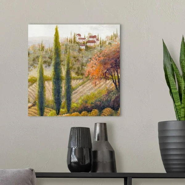 Tuscany Vineyard II - Canvas Wall Art, 16x16, Great Big Canvas