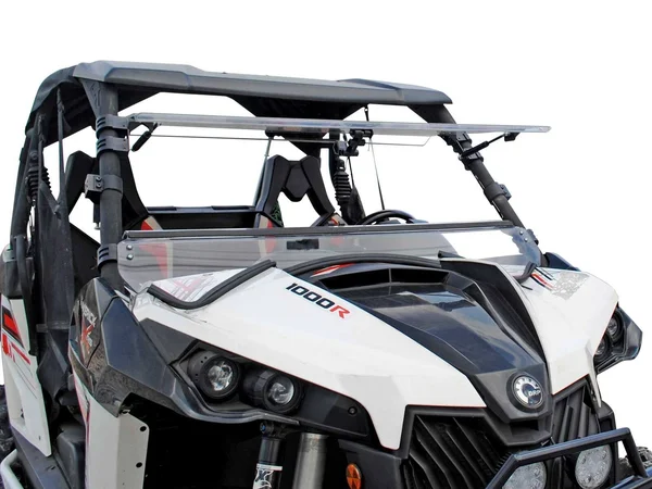 SuperATV Can-Am Maverick Scratch Resistant Flip Windshield