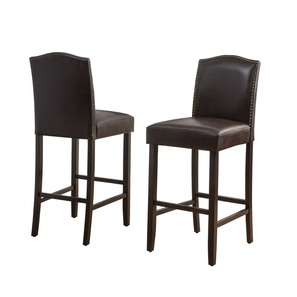 Christopher Knight Home Logan Barstool - Brown - 2 count