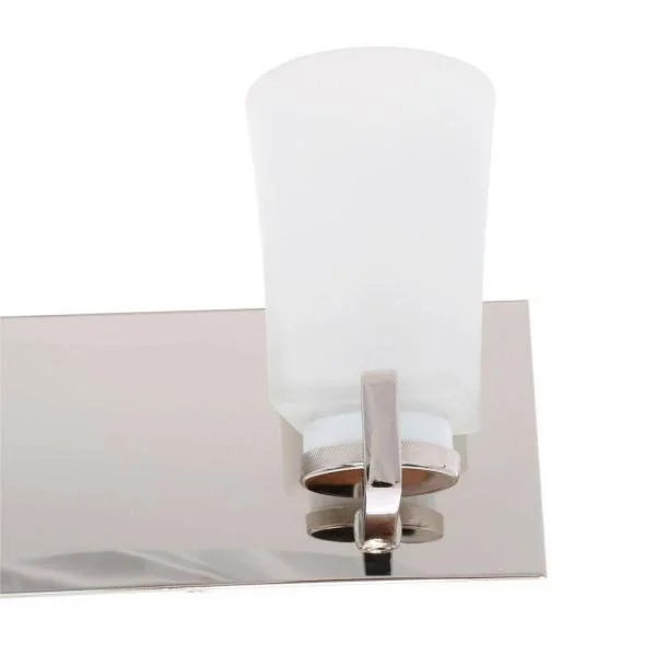 Hampton Bay, 15233, Wellman 3-Light Polished Nickel Bath Light