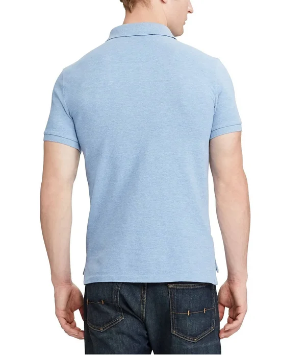 Polo Ralph Lauren Men's Custom Slim Fit Mesh Polo - Polo Black