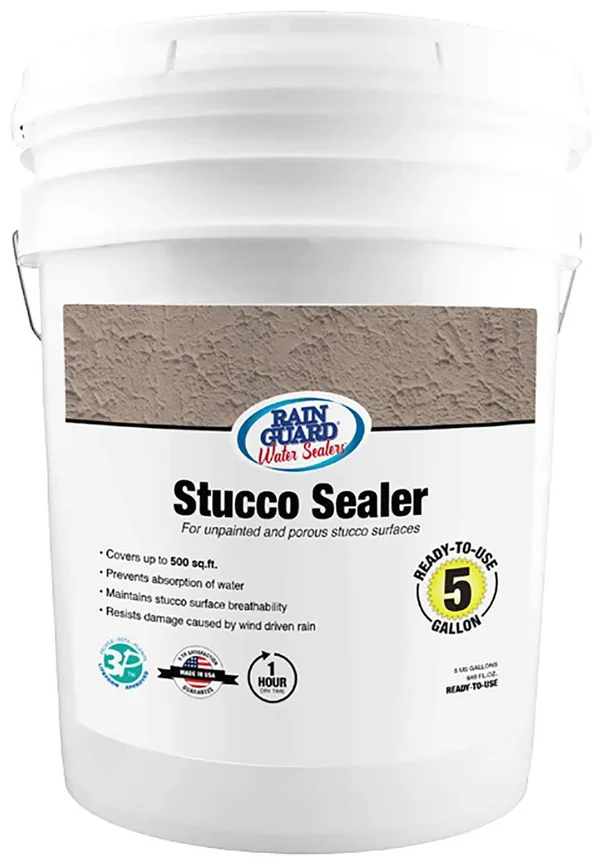 Rainguard Stucco Sealer & Water Repellent RTU 5 Gallon Pail