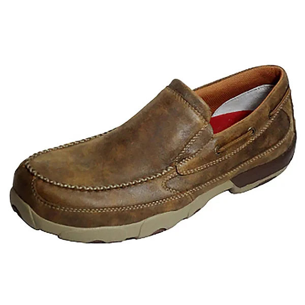 Twisted x MDMSC03 Men's Slip-On Driving Moccasins Bomber - 11, W