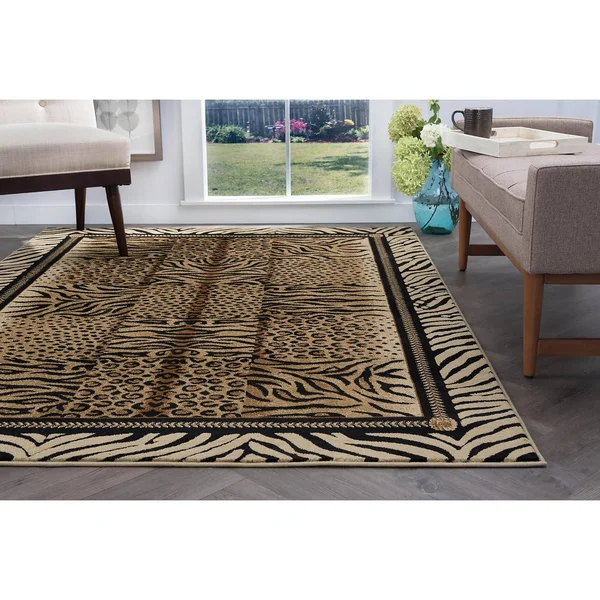 Bliss Rugs Serena Contemporary Indoor Area Rug, Size: 5& x 7&