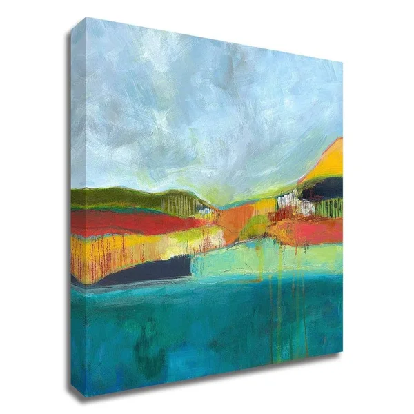24x22 x 18x22 View Across The Bay by Jan Weiss Print on Canvas