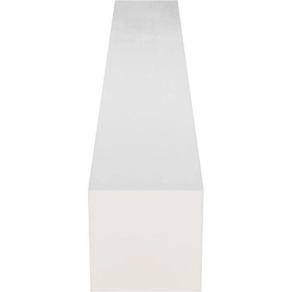 Ekena Millwork MANUSM06X10X48UN 6x22H x 10x22D x 48x22W Smooth Faux Wood Fireplace Mantel - Factory Prepped, Ready for Paint