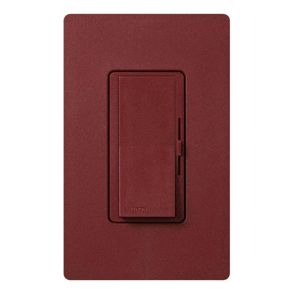Lutron DVSCLV-600P-MR Diva Magnetic Low-Voltage Dimmer - Single-pole, Merlot